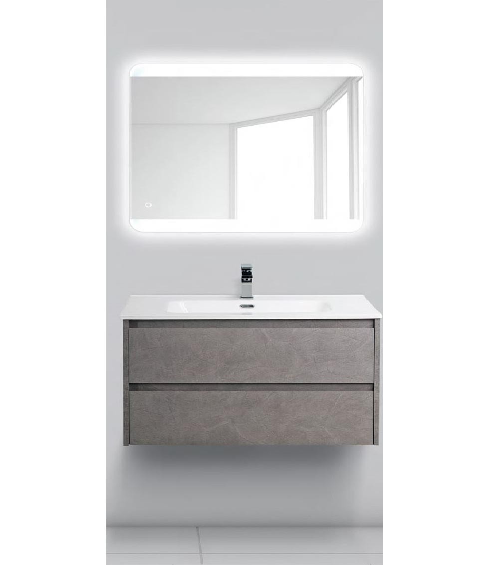 

База под раковину BelBagno KRAFT подвесная 100 KRAFT-1000-2C-SO-PG Pietra Grigio