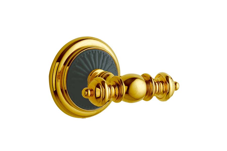 Крючок двойной Boheme Palazzo золото 10156