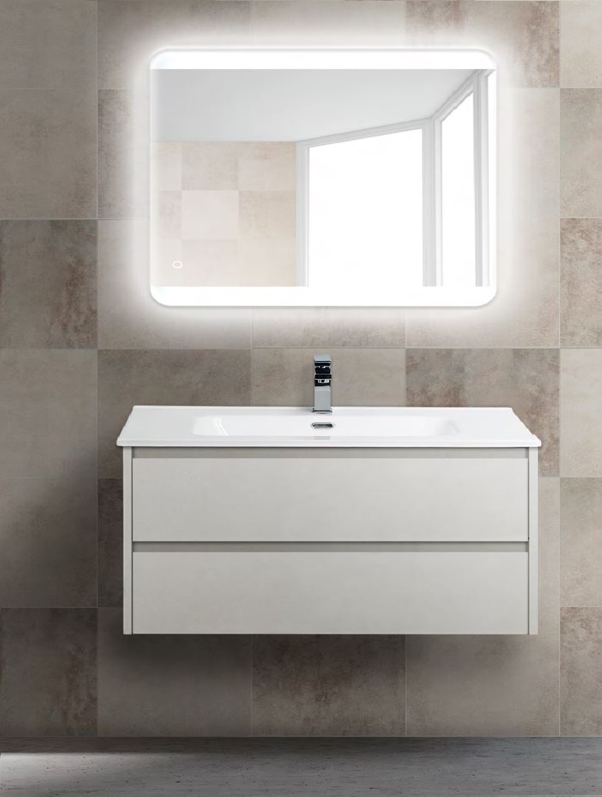 

База под раковину BelBagno KRAFT подвесная 100 KRAFT-1000-2C-SO-BO Bianco Opaco