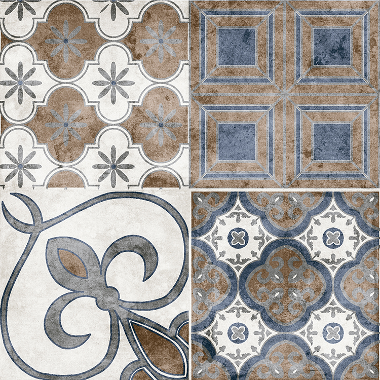 

Керамогранит Emotion Ceramics Hidraulicos Stark Precorte Mix 45x45