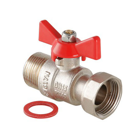 Valtec Кран шаровой с накидной гайкой и наружной резьбой 3/4"