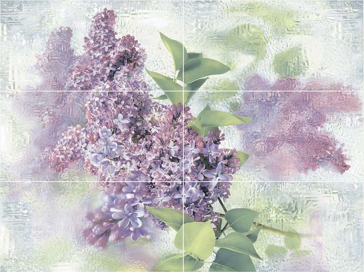 

Керамическая плитка Alma Ceramica Сирио Панно из 6 плиток ПН9СИ2 100x74,7