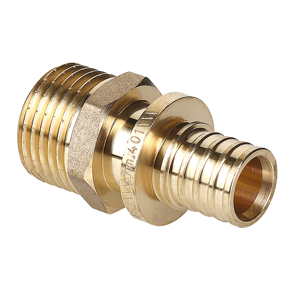 Valtec Переходник надвижной с наружной резьбой 25x1/2" латунь CW614N