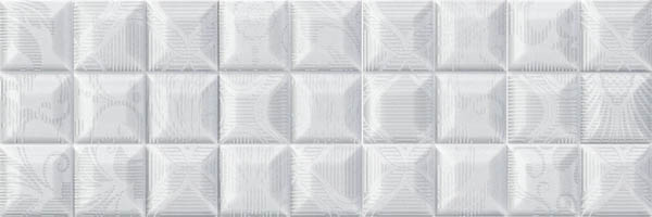 

Керамическая плитка Absolut Keramika Vintage Decor Ornamental Blanco B27 Декор 15x45