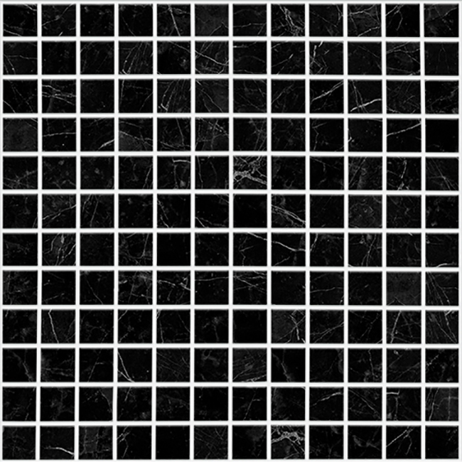 

Мозаика Стеклянная Vidrepur Supreme Marquina (на сетке) 31,7x31,7