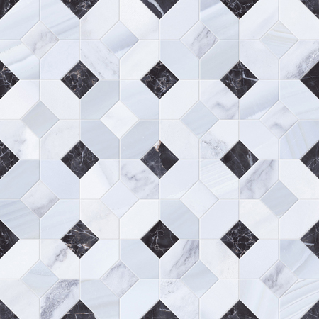 

Керамогранит Gayafores Opal Perla Mosaico Abadia 45x45