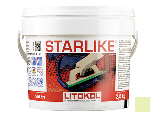

Затирка Litokol эпоксидная Litochrom Starlike C.440 Лайм 2,5кг