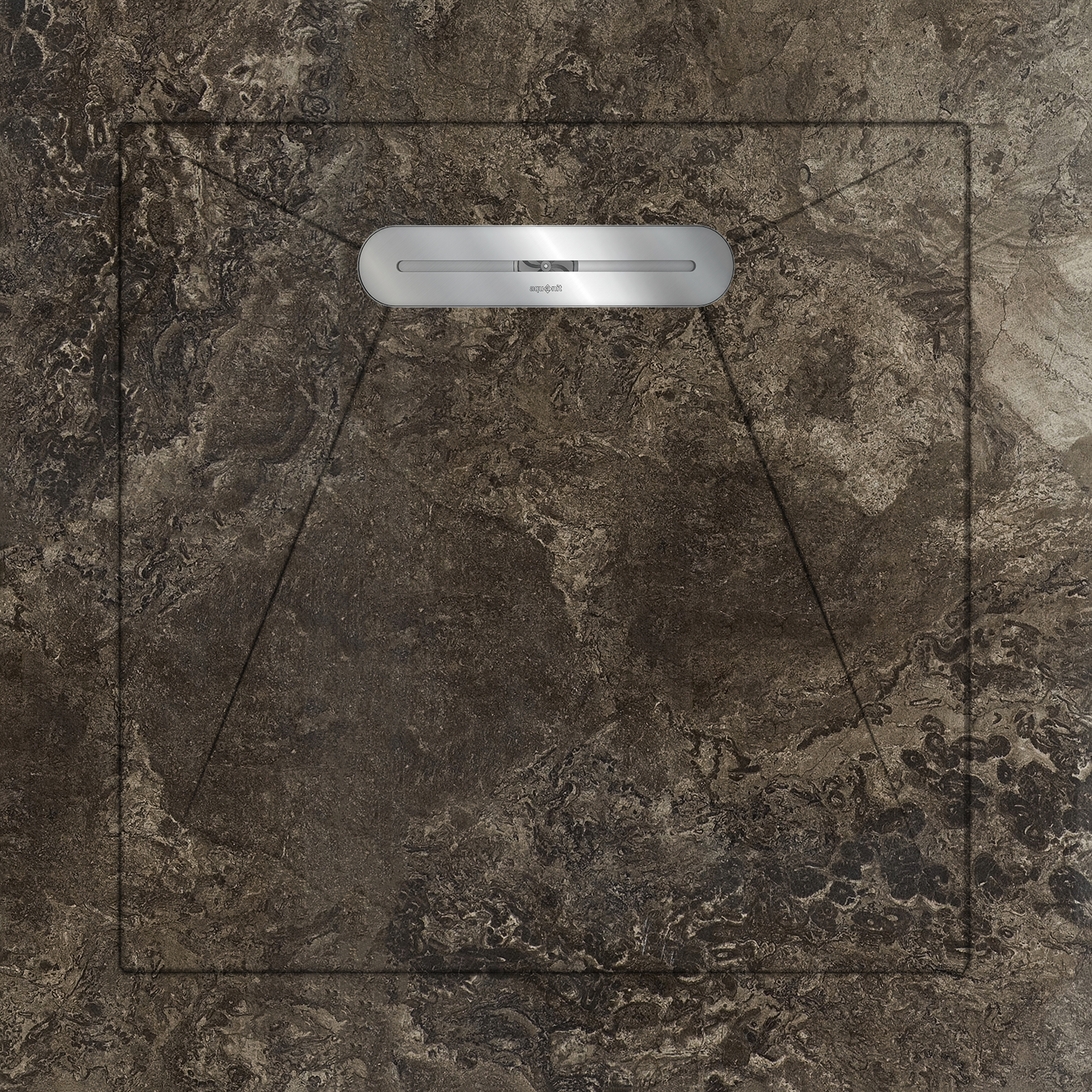 

Душевые поддоны Aquanit Fossil Brown Envelope Linear Massive 90x90