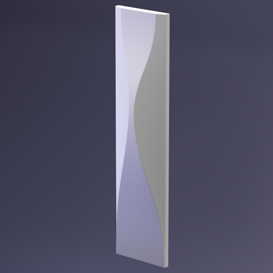 Гипсовая Панель Artpole Elementary Platinum глянец Waterfall E-0056