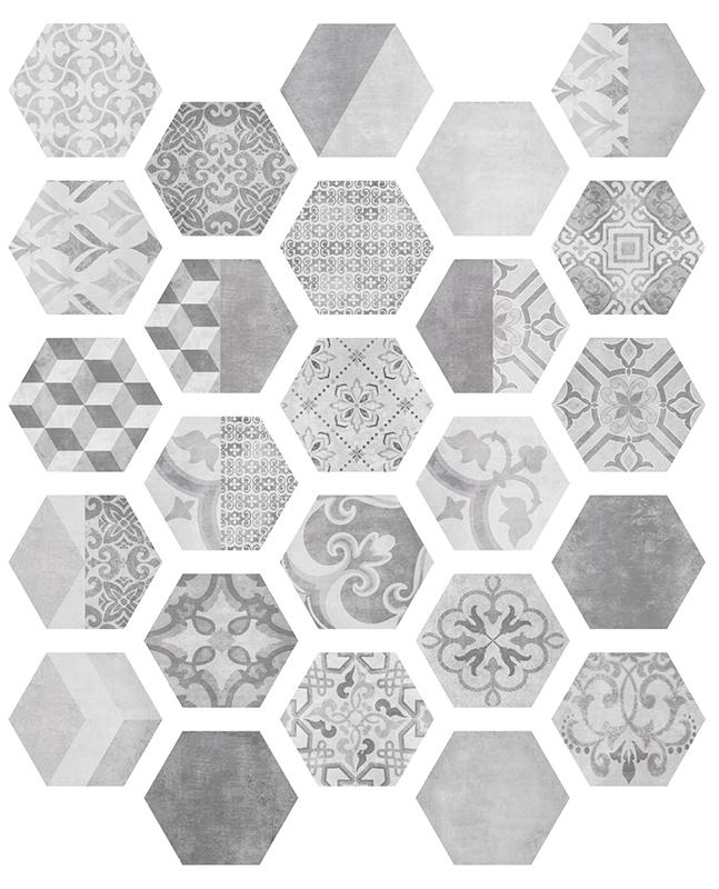 

Керамогранит ITT Ceramica Nuuk Hexa (25mix) 23,2х26,7