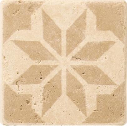 

Плитка Травертин Stone4Home Provance Ornament №3 декор 10х10