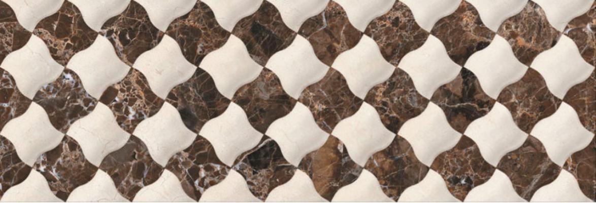 

Керамическая плитка Click Ceramica Clasic Decor Dark настенная 25х75