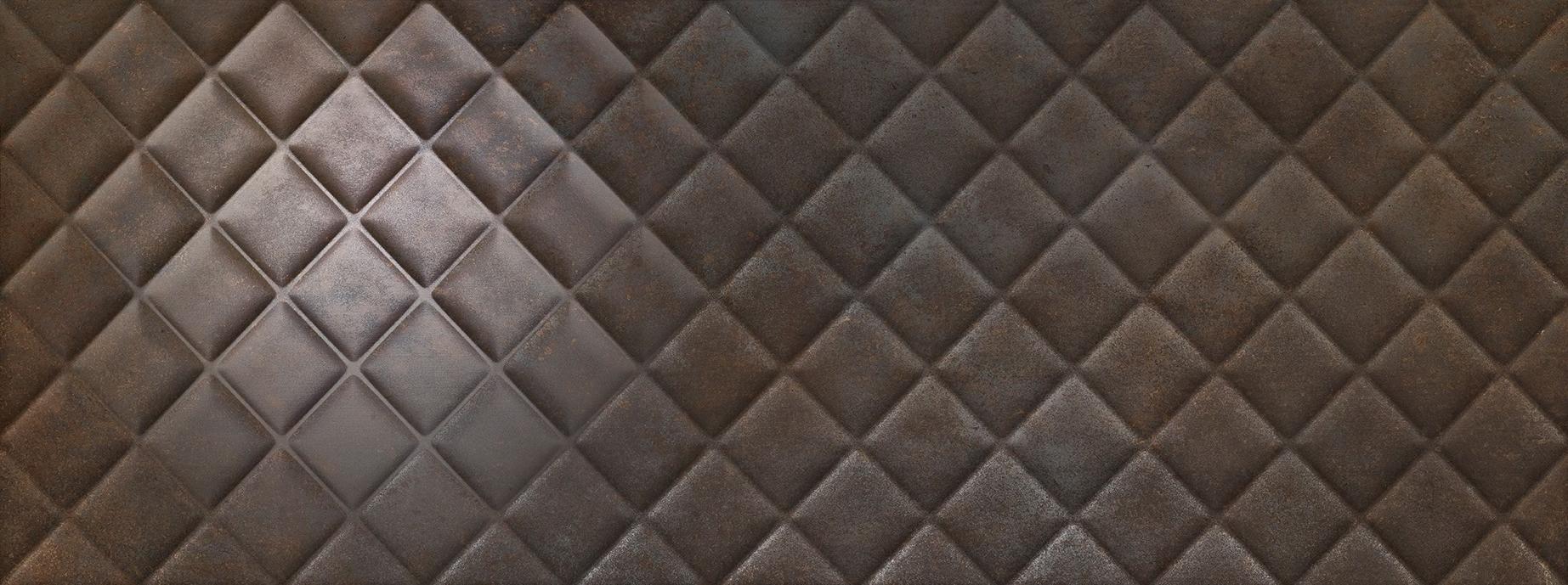 

Керамическая плитка Love Ceramic Tiles Metallic Chess Carbon ret настенная 45x120