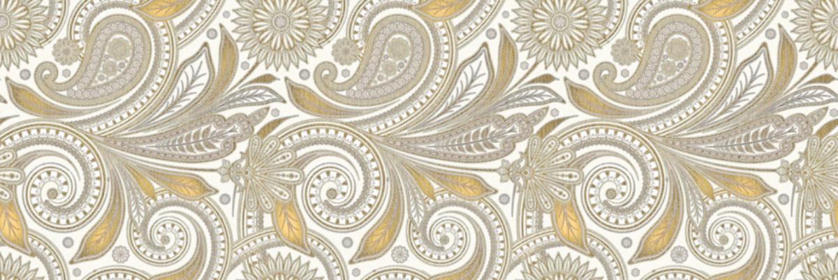 

Керамическая плитка Aparici Astoria Paisley Ochre настенная 29,8х100