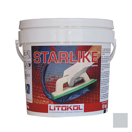 

Затирка Litokol эпоксидная Litochrom Starlike C.560 Серый Цемент 5кг