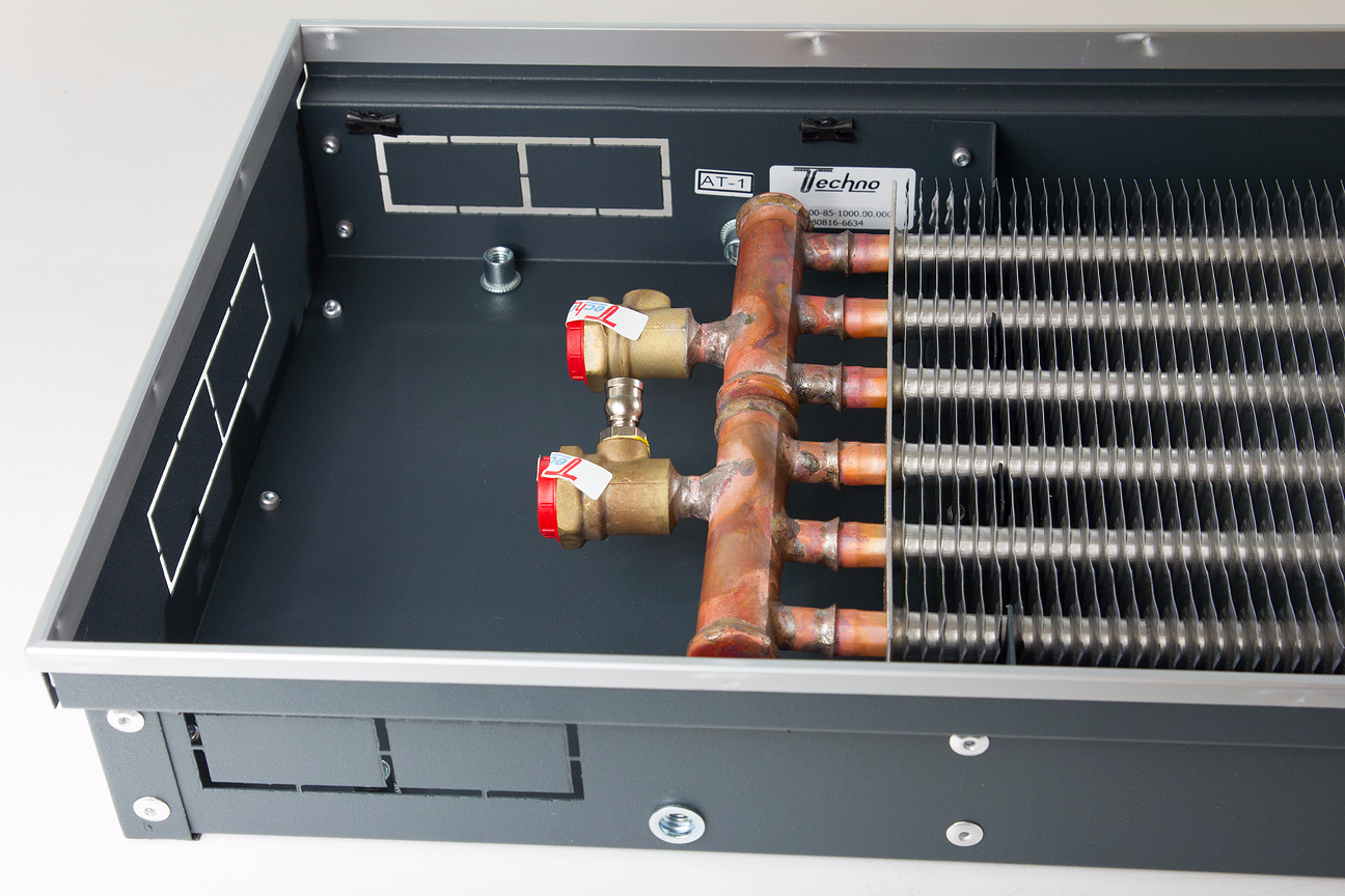 

Внутрипольный водяной конвектор Techno Power KVZ 300/65/4800 с естественной конвекцией