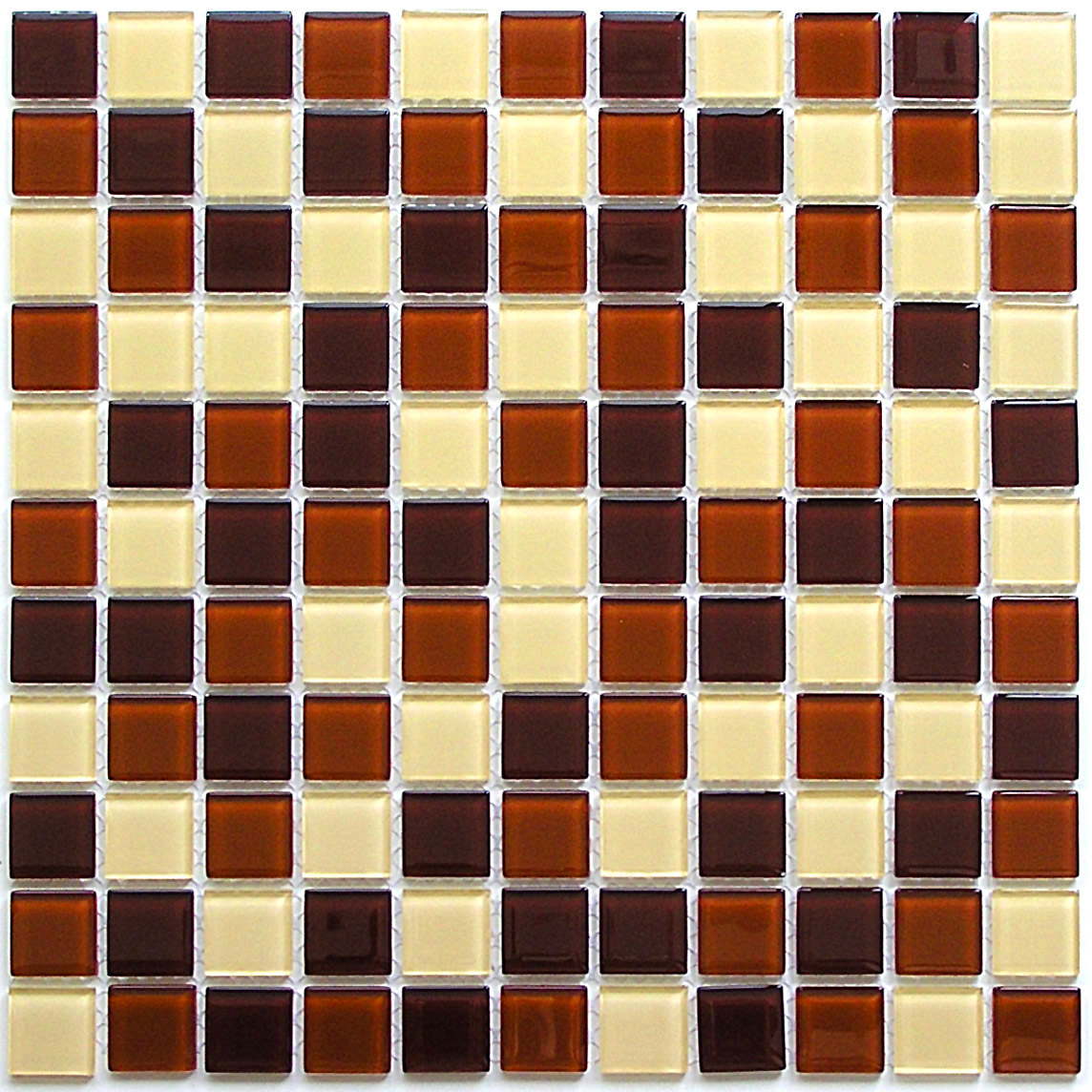 

Стеклянная Мозаика Bonaparte Toffee mix (4x25x25) 30x30