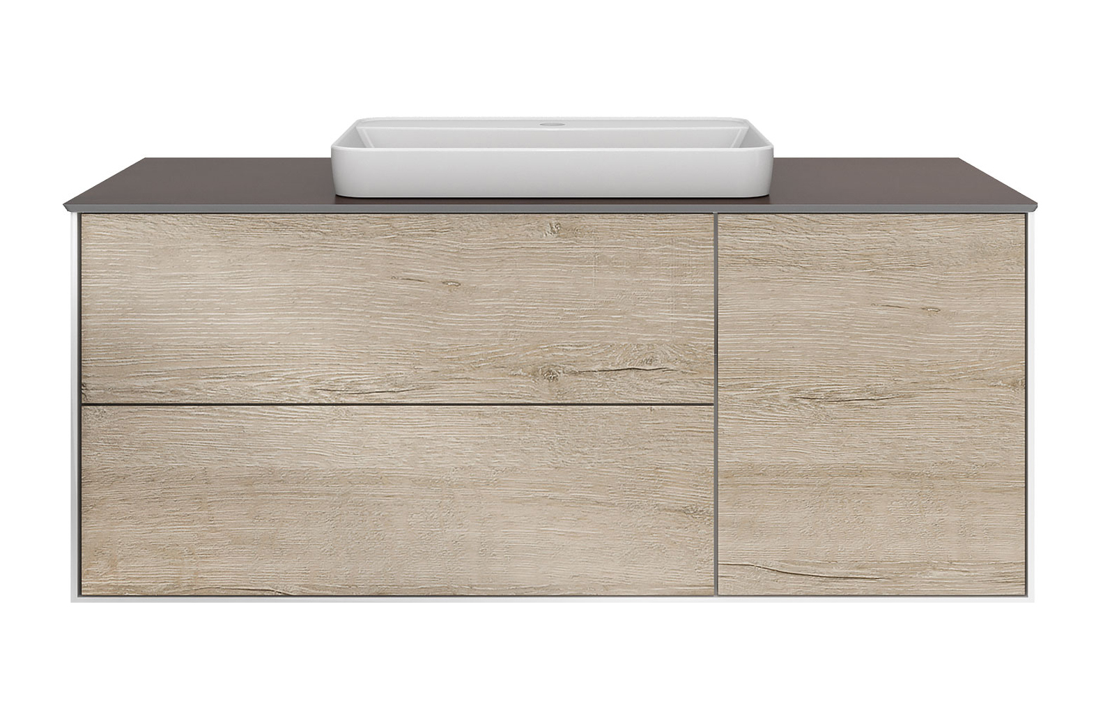 

Тумба Kerama Marazzi PLAZA Modern подвесная 120 PL.M.120.3\OAK.O белый/дуб Орегон