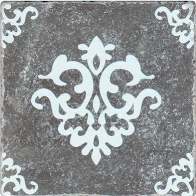 

Плитка Мрамор Stone4Home Marble Black Motif №3 декор 10х10