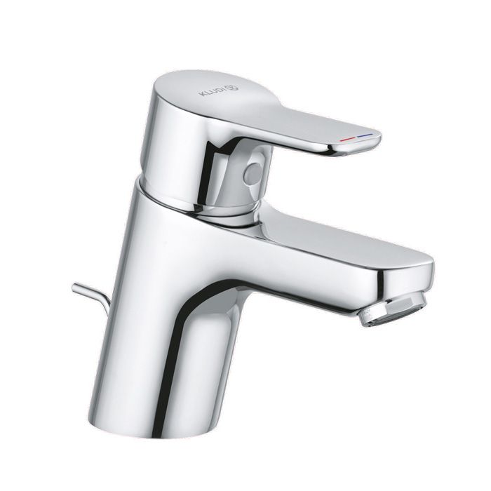 

Смеситель для раковины Kludi Pure&Easy с донным клапаном хром 373850565