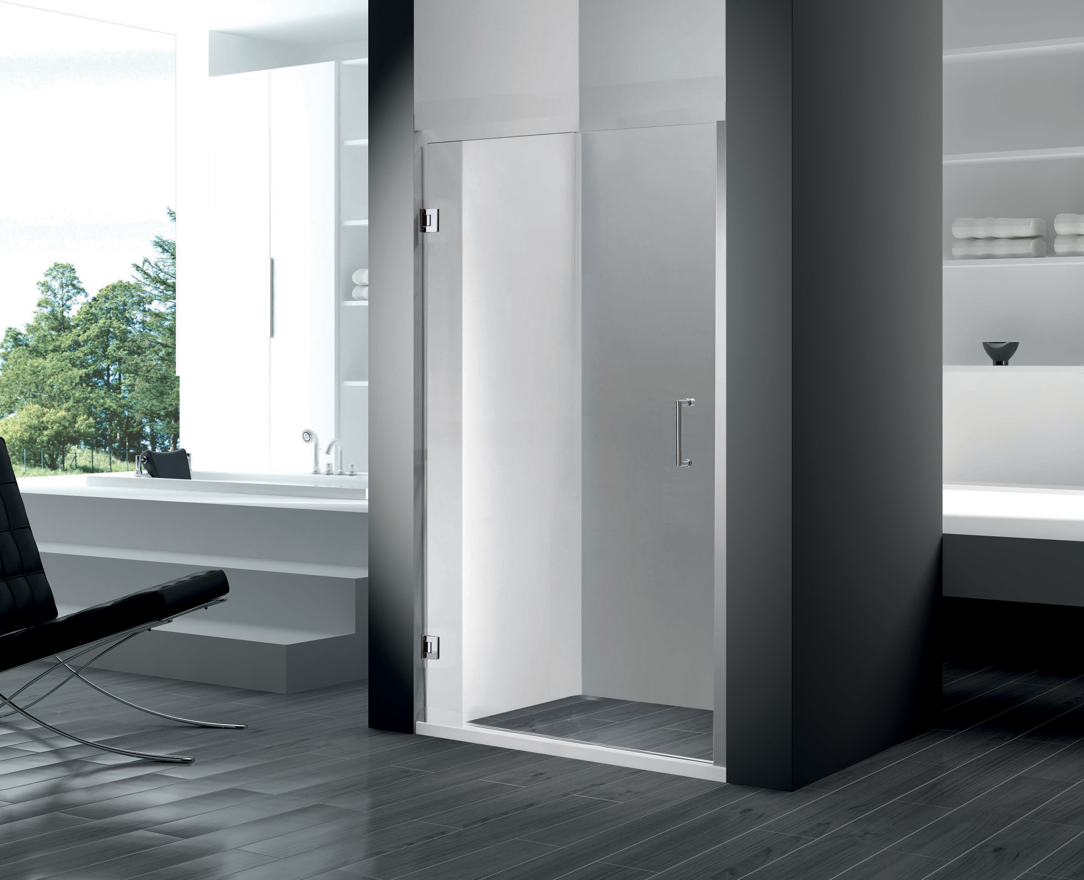 

Душевая дверь RGW Hotel HO-01 80х195 01060108-11 Хром