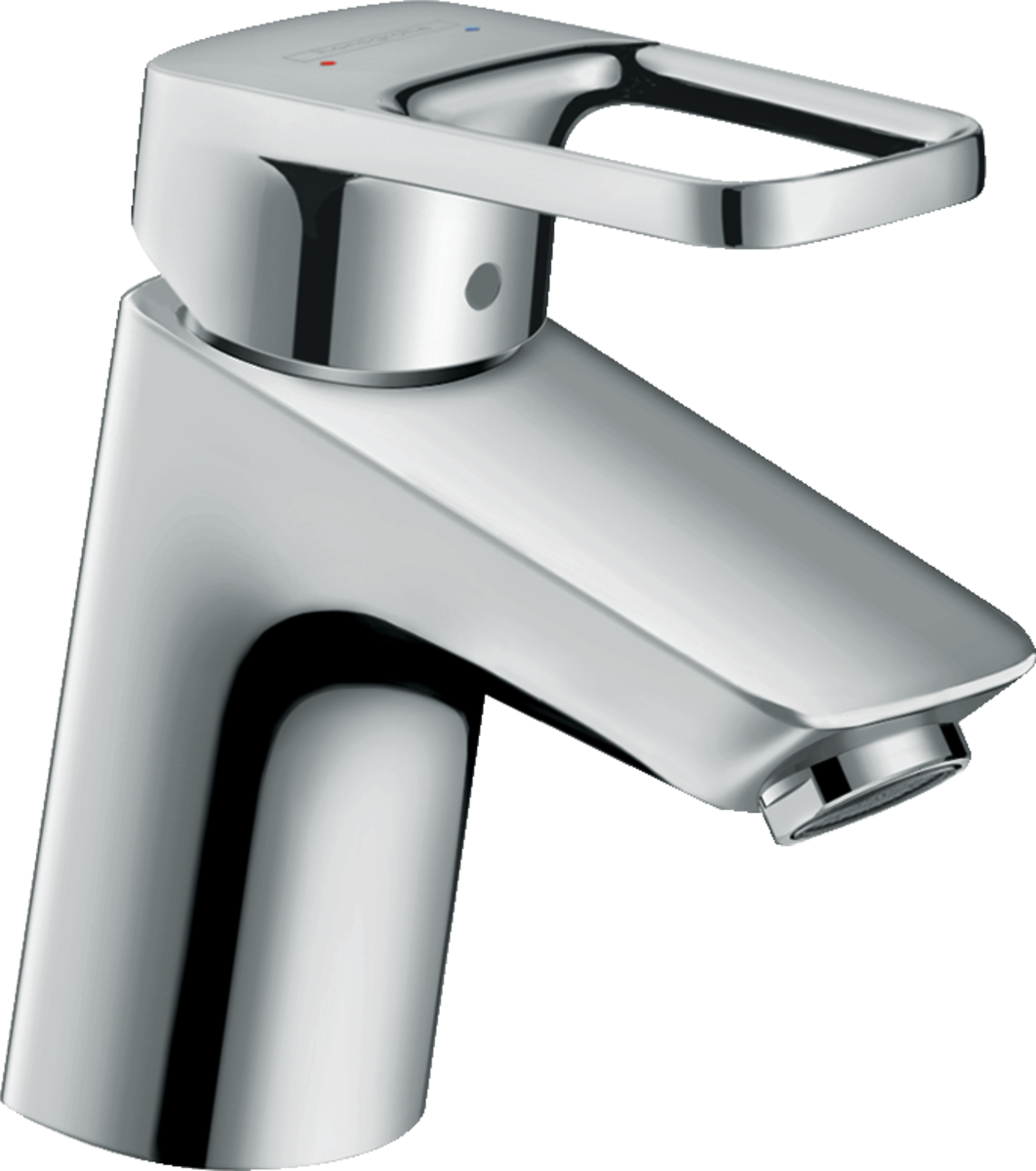 

Смеситель для раковины Hansgrohe Logis Loop 70 однорычажный, со сливным гарнитуром 71150000