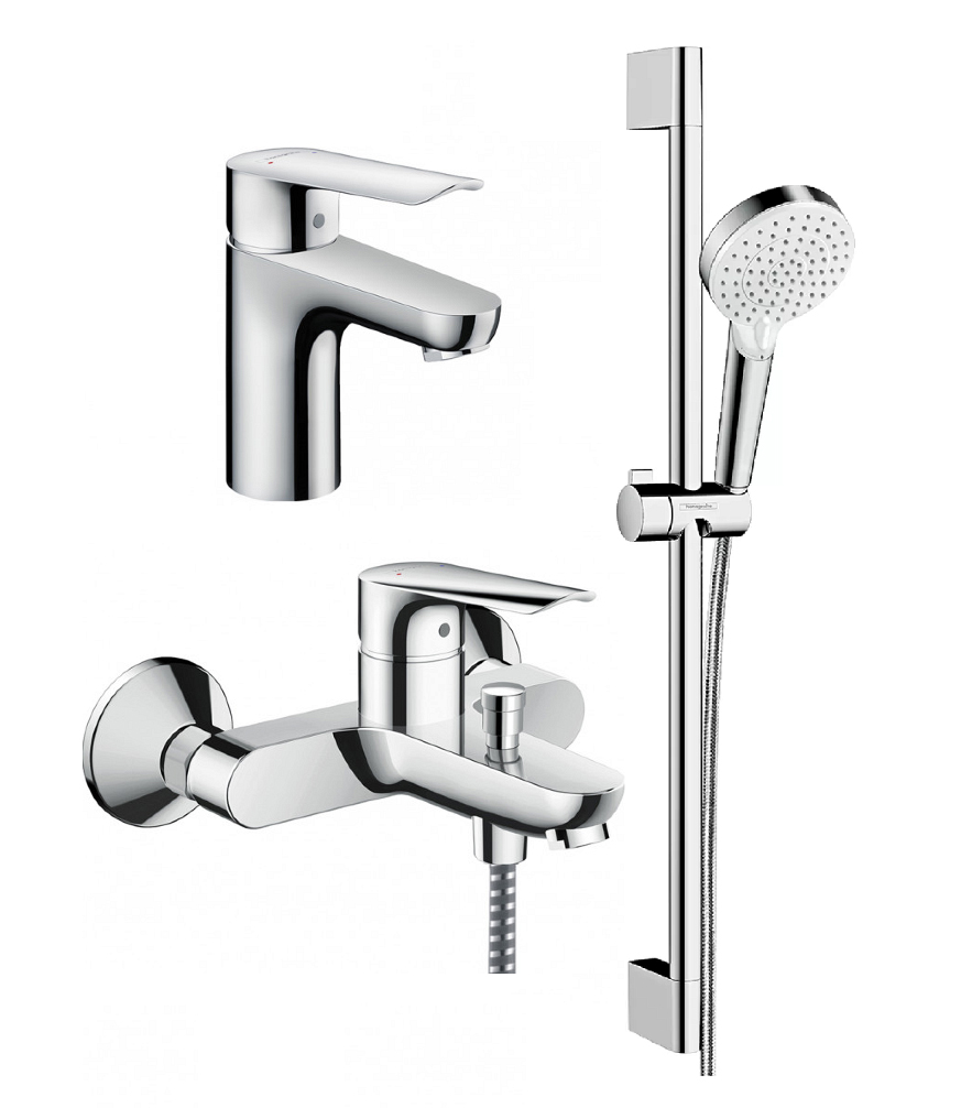 

Душевой комплект Hansgrohe Logis E SetLogisE100(c) 71178000 + 71415000 + 26532400