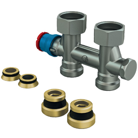 Giacomini Узел нижнего подключения 3/4" Fx3/4" E арт. R385TX013