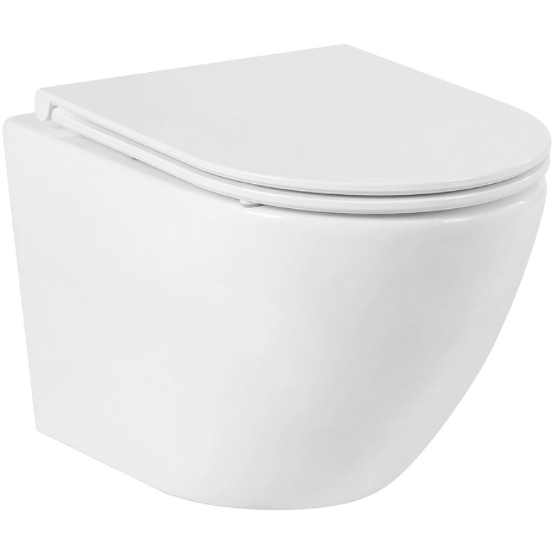 Унитаз подвесной BelBagno Sfera-R с сиденьем микролифт BB046CHR+BB870SC