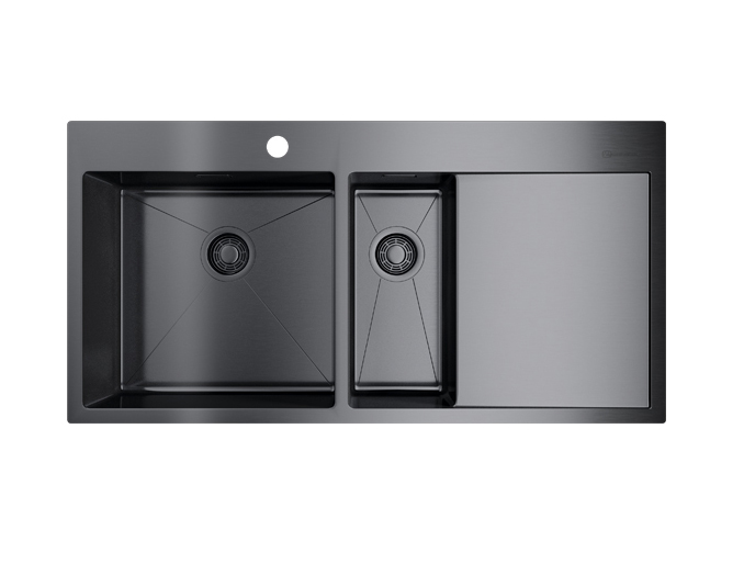 

Мойка для кухни Omoikiri Akisame 100-2-GM-L 4973103