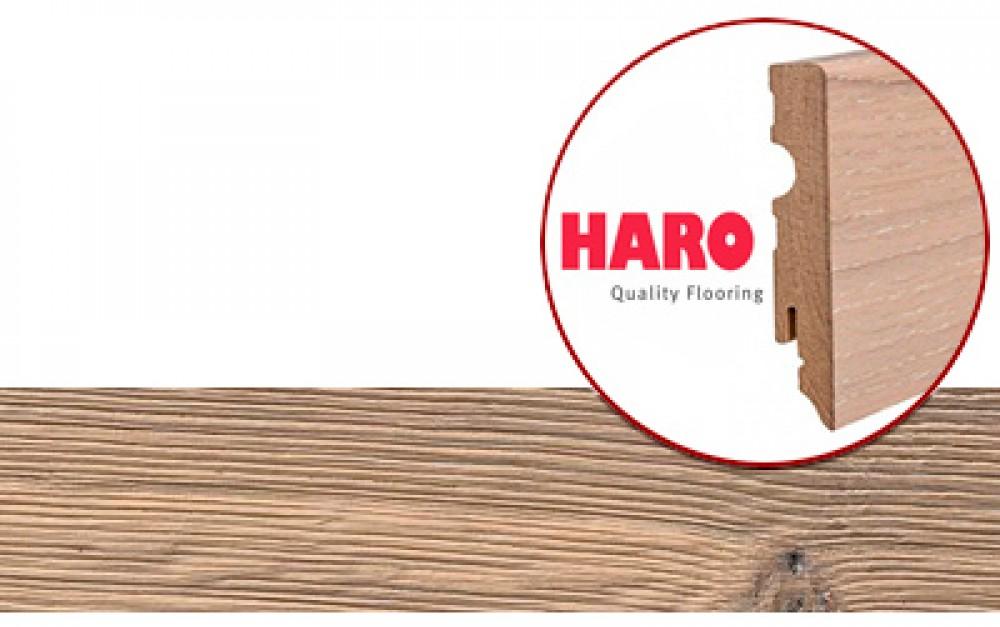 

Плинтус Haro Шпонированный 408680 Дуб Табако Серый