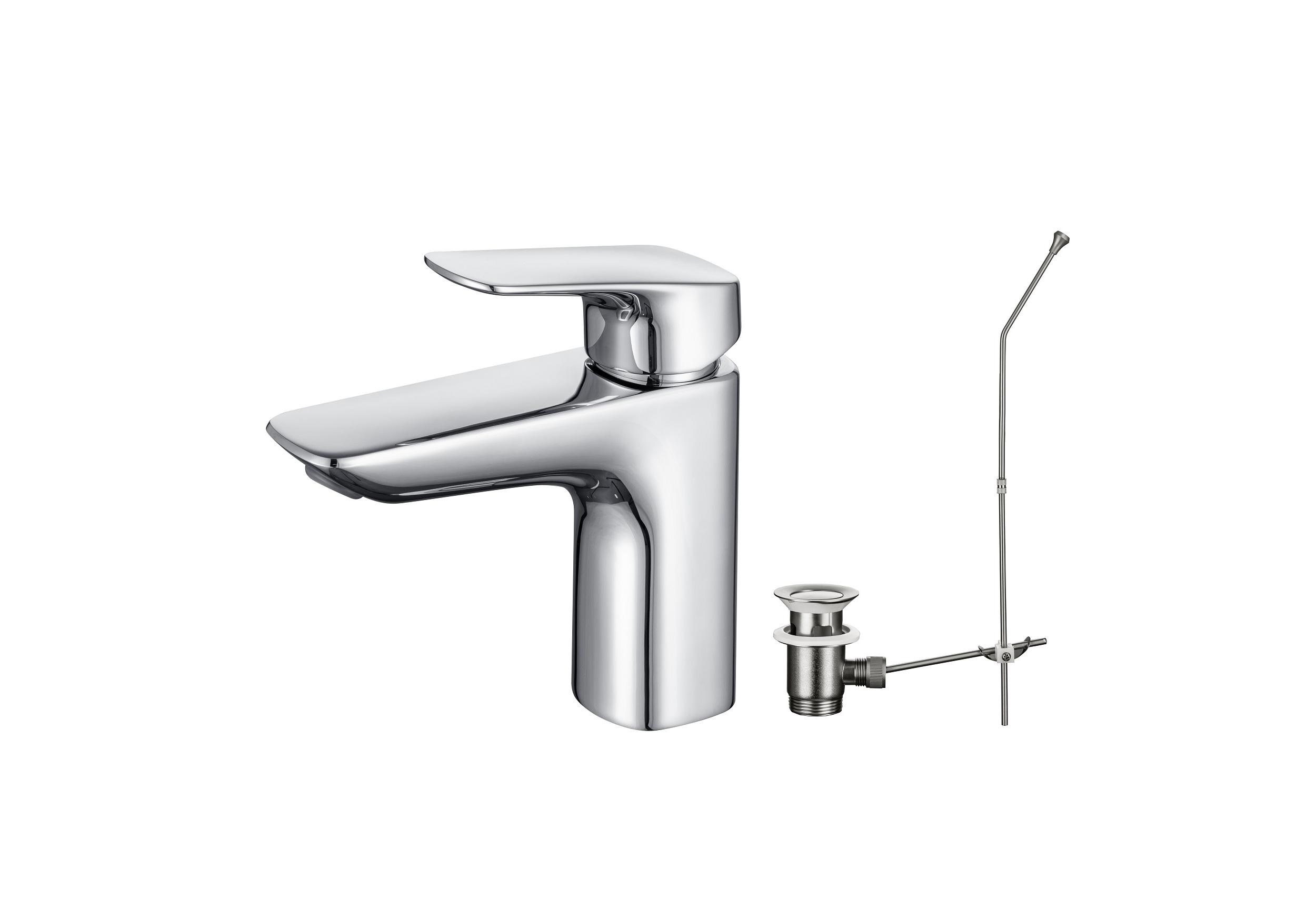 Смеситель для раковины Aquatek VEGA с донным клапаном AQ1011CR