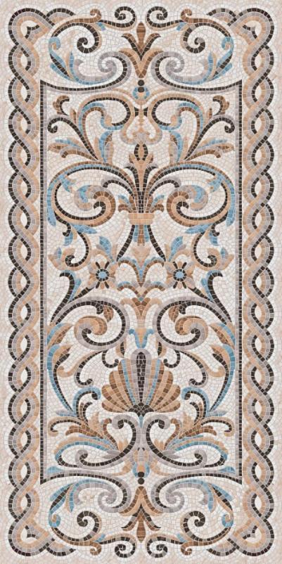 

Керамогранит Kerama Marazzi Ковры SG590802R Мозаика беж декорированный лаппатированный Ковер 119,5х238,5