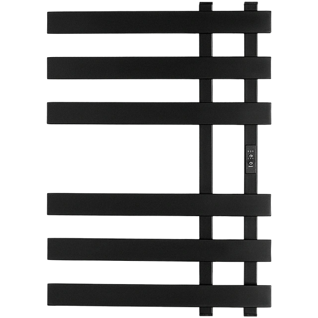 Электрический полотенцесушитель Stout Neosoul Quadro 700x500 Черный матовый