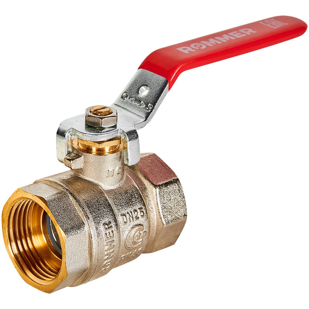 Rommer шаровой кран 1" ВН/ВН, ручка рычаг RBV-0001-2110325
