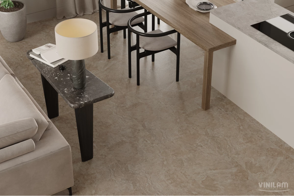 Кварцвиниловая плитка Vinilam Ceramo Stone 6 мм Аравийский Камень 81222