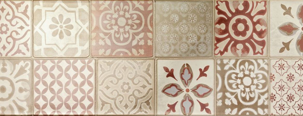 

Керамическая плитка Ragno Frame Decoro Cream R4YN Настенная 25x76