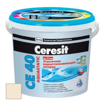 

Затирка Ceresit СЕ 40/2 Aquastatic водоотталкивающая Натура 41 (2 кг)