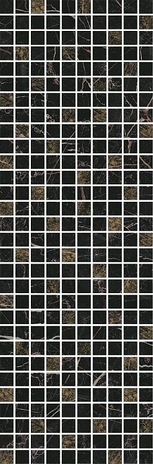 

Керамическая плитка Kerama Marazzi Астория мозаичный черный MM12111 Декор 25x75