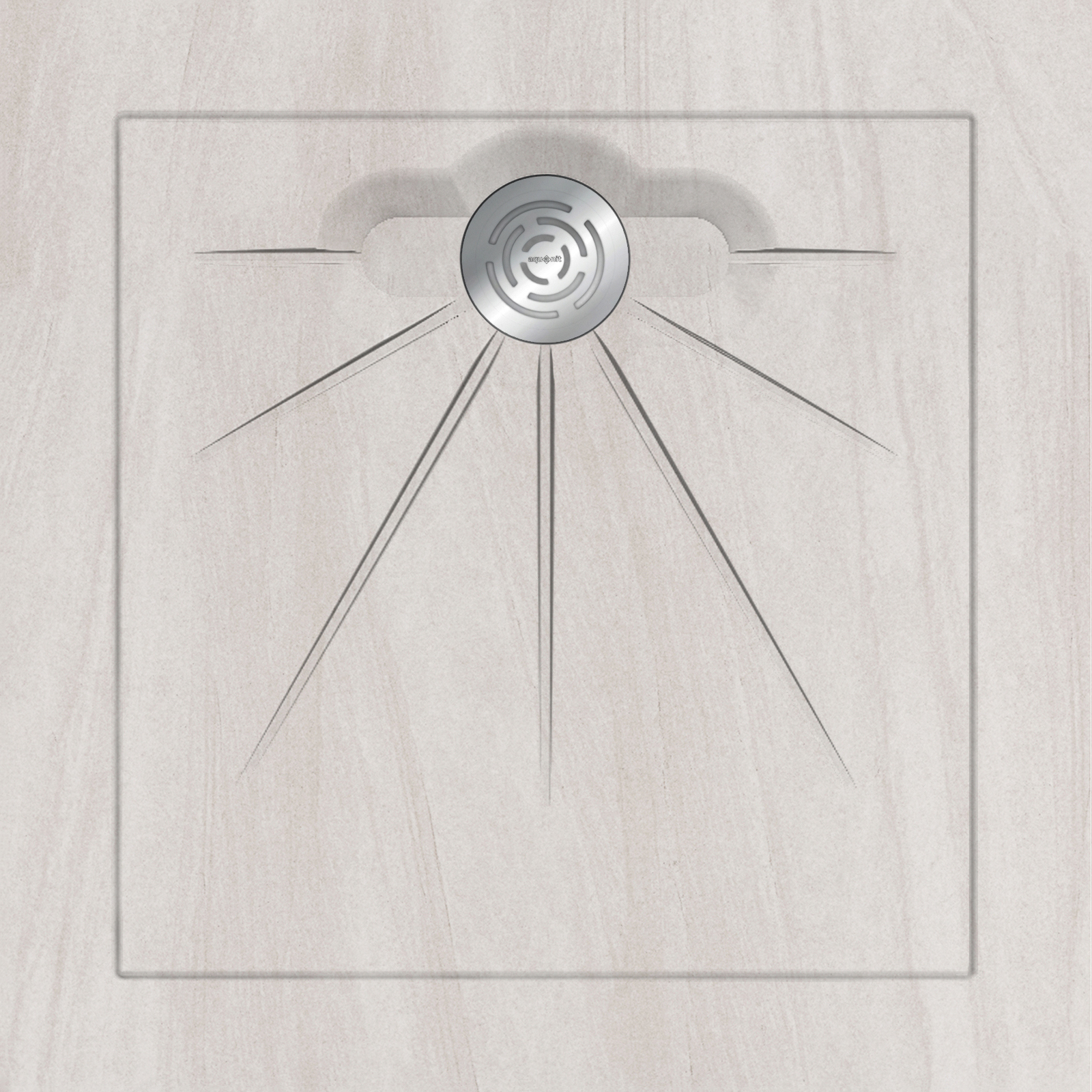 

Душевые поддоны Aquanit Arstone White Multi Circle Eco 90x90