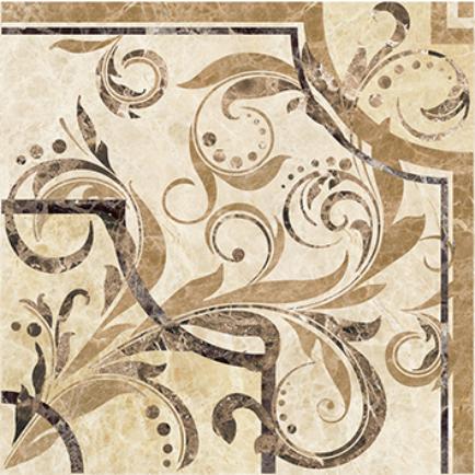 

Керамическая плитка Ceramica Classic Illyria vendom marrone Вставка напольная 30x30