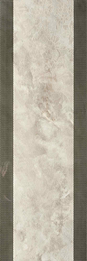 

Керамическая плитка Serra Incanto 572 Floral Decor Bone декор 30x90