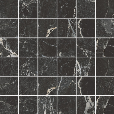 

Керамогранит Vitra Marmori K945620LPR Mosaic Сан Лорен Черный мозаика 30х30