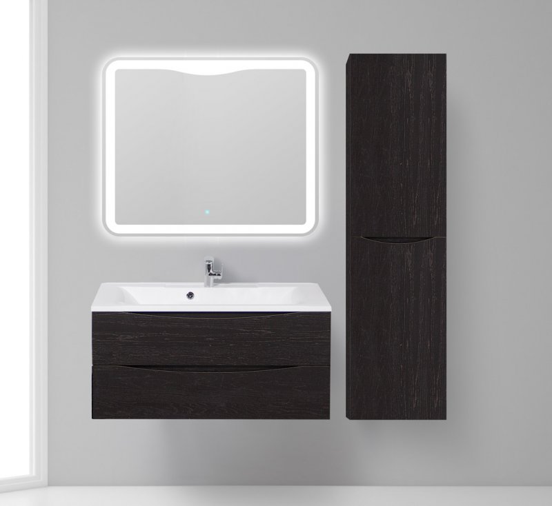 

Шкаф-колонна Belbagno FLY-MARINO подвесной FLY-MARINO-1500-2A-SC-RCA-P-R правый коричневый темный