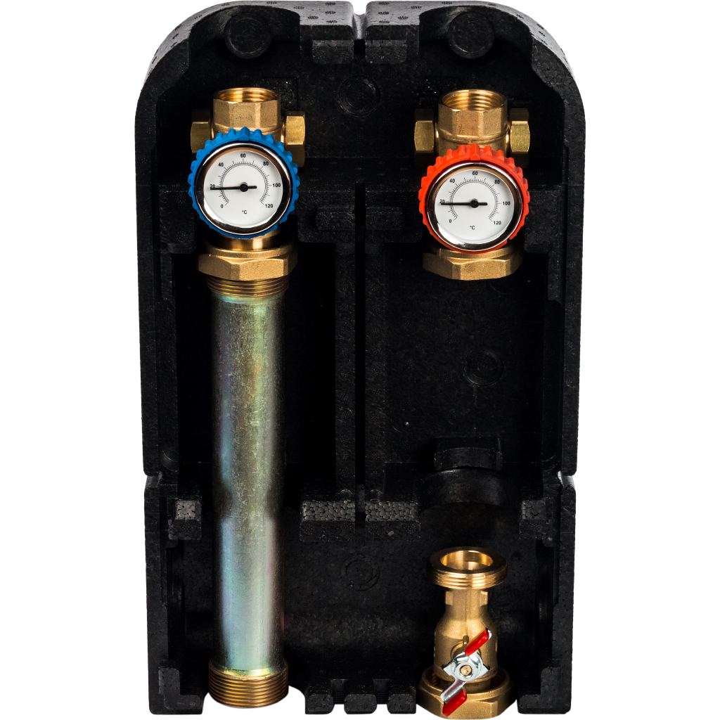 

STOUT Насосная группа с прямым контуром 1″ без насоса в теплоизоляции, 35 kW [DT10 °C]