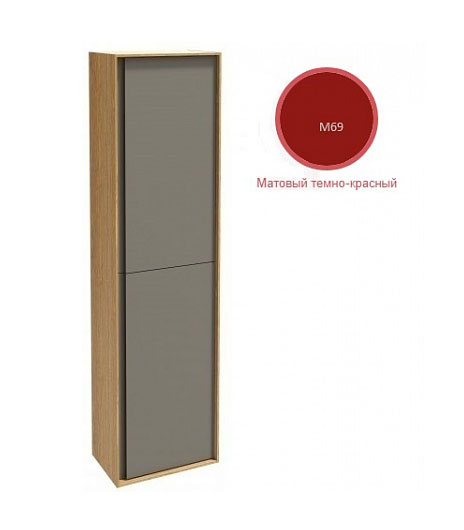 

Шкаф-колонна Jacob Delafon Rythmik Pure 40х150 подвесной матовый темно-красный EB1774G-M69