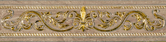 

Керамическая плитка Ape Jordan Listelo Lexus Gold Natural Бордюр 13x50