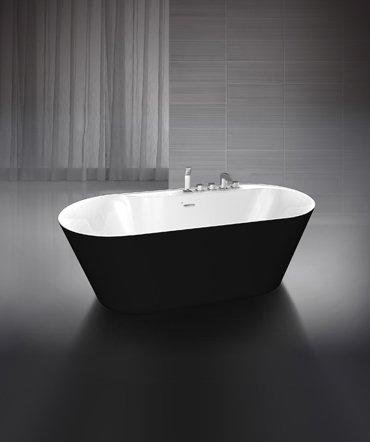 

Акриловая ванна BelBagno 1780x840x580 BB14-NERO/BIA