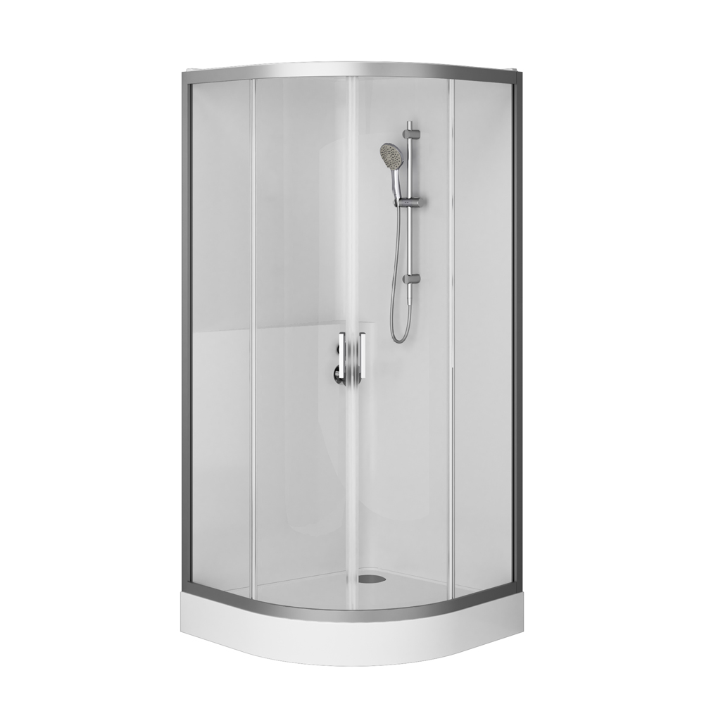 Душевая кабина AM.PM Gem 2110х900х900 серебро W90C-333-090WTA