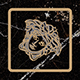 

Керамогранит Versace Emote 262582 Tozetto Nero Amasanta вставка 4х4